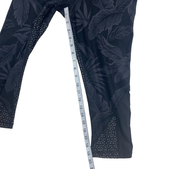 Scorpio Sol Womens Tropical Leaves and Dots Capri Leggings - Size S - Picture 8 of 9